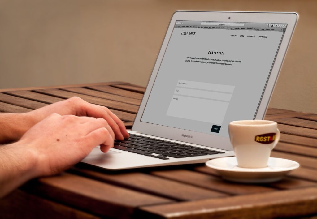 Landing page development